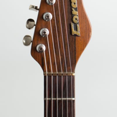 Coral  Vincent Bell Firefly F2N6 Thinline Hollow Body Electric Guitar (1967), ser. #058419, grey chipboard case. image 5