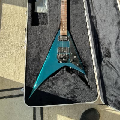Jackson PS-37 Performer Rhodes V Mid to Late 90’s - Sparkle teal/blue image 1
