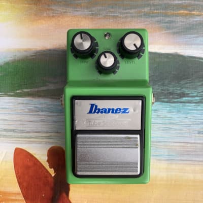 Ibanez TS9 Tube Screamer 2002 - Present - Green electric guitar overdrive distortion effects pedal image 1