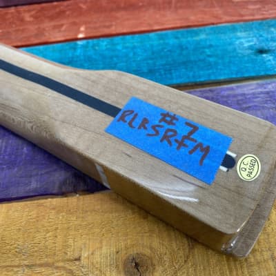 Real Life Relics Flame Maple S Style Neck Roasted One Piece Maple RLR-SRFM #7 image 3
