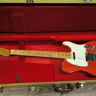 MyDream Partcaster Custom Built - Fiesta Red Relic'Art Bare Knuckles image 2