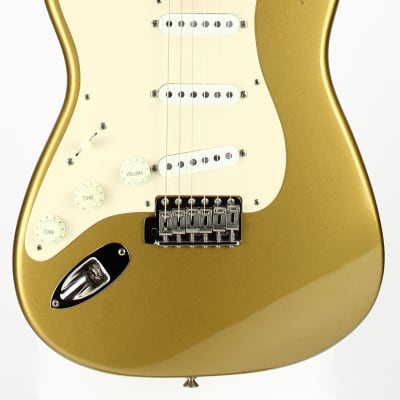 One-Of-A-Kind! 1991 Fender Custom Shop MASTERBUILT JW Black 1950's Stratocaster Reissue Electric Guitar | Aztec Gold, Lefty Strung Righty! j w image 8