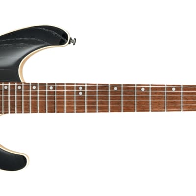 Ibanez S570AHSWK 6-String Electric Guitar, Silver Wave Black image 1