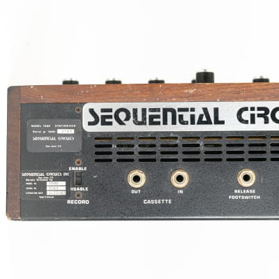 1982 Sequential Circuits Prophet 5 Model 1000 Rev 3 61-Key Keyboard Synthesizer image 11
