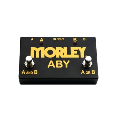 Morley Pedals ABY Selector Combiner Morley Gold Series for sale