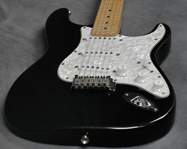 Fender Squier 20th Anniversary Stratocaster Strat, Black | Reverb