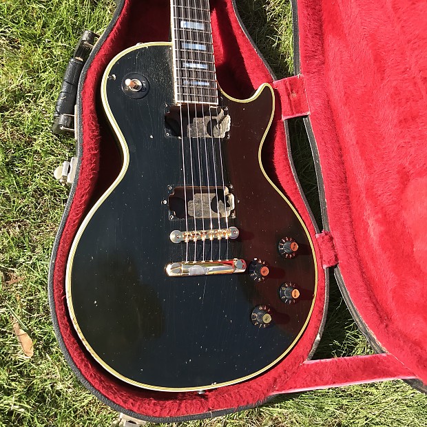 1971 Gibson Les Paul Custom Black Project Husk