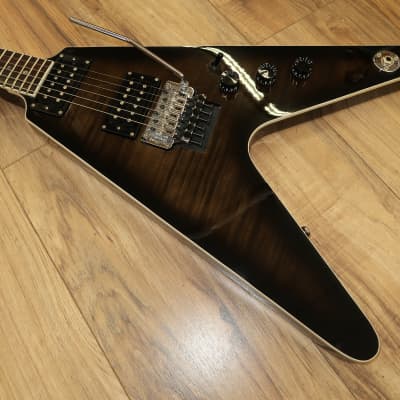 Dean V Floyd Trans Black Flame 2017 - trans black flame with case image 6