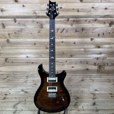 PRS SE Custom 24 Electric Guitar - Black Gold Burst image 2