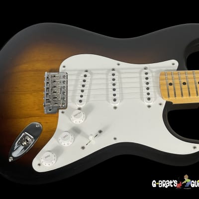 2022 Fender Stratocaster 1955 Custom Shop '55 Reissue Strat NOS ~ Wide Fade 2-Tone Sunburst for sale