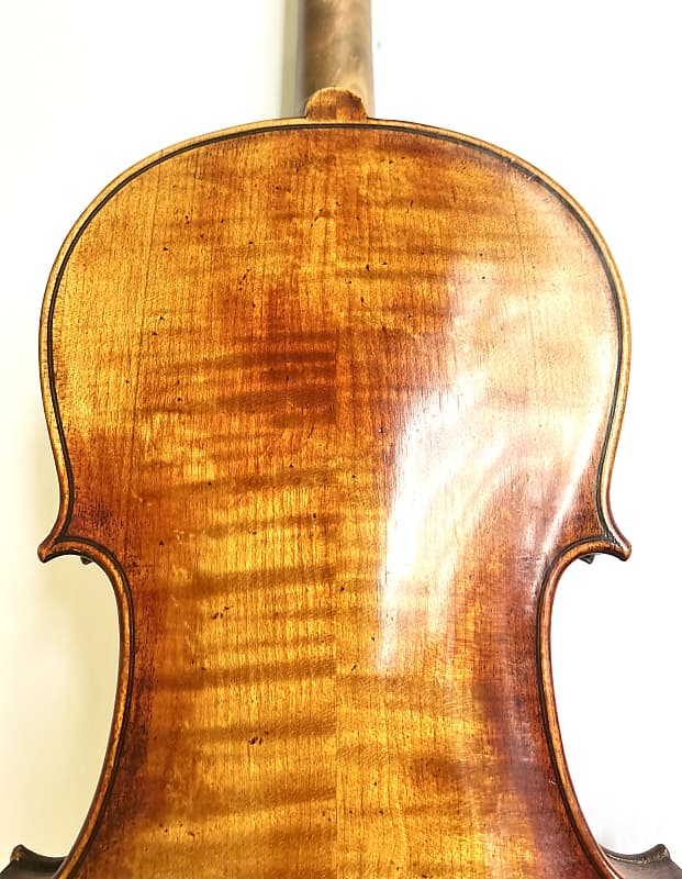 Very fine German Saxon Violin Unlabeled Strad Copy Circa Reverb