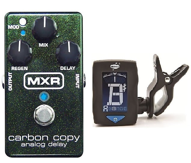 MXR Carbon Copy Analog Delay Guitar Effects Pedal M169 600ms Delay Time M-169 ( DUNLOP TUNER ) image 1