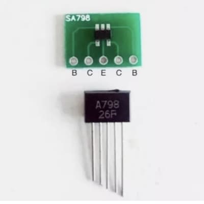 4pcs SMD replacement Roland TR-909 dual transistors 2SA798 / RE-909 / SR-909  / NAVA 909