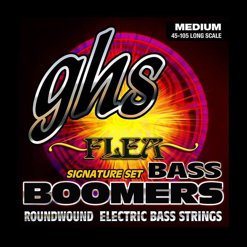 GHS Boomers Electric Bass Strings Flea Signature Set gauges 45-105 image 1