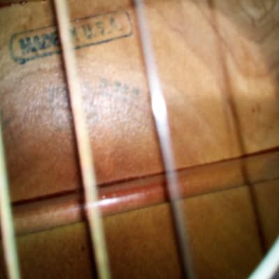 1972 Harmony  Parlor Guitar 1972  Made in USA image 6