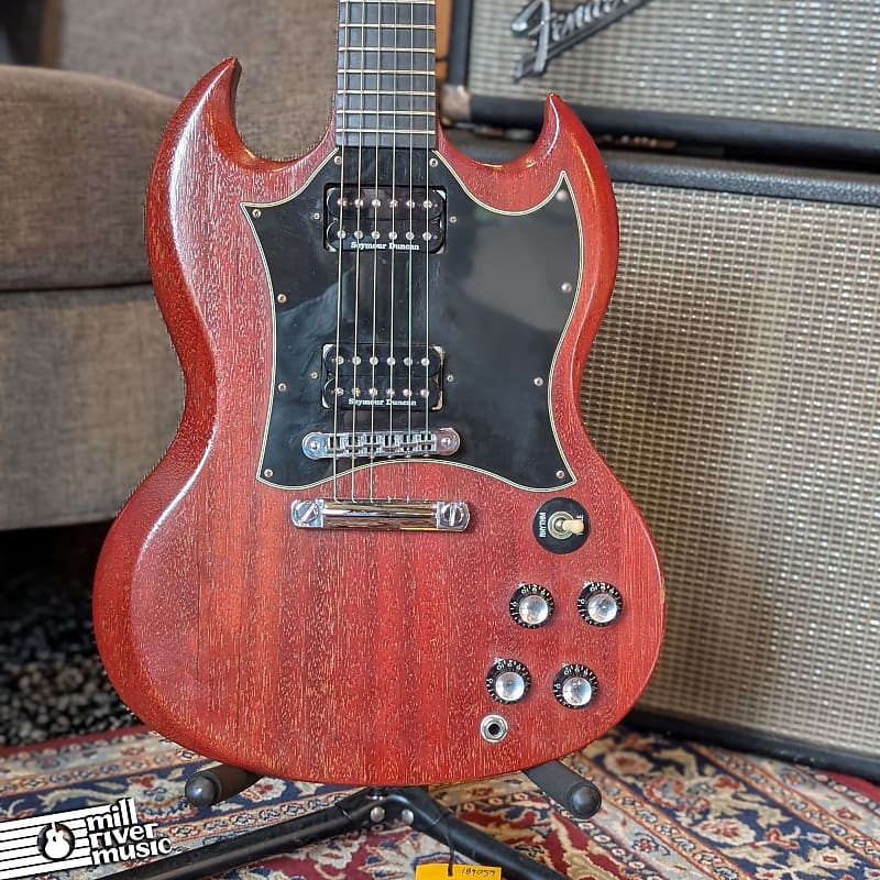 Gibson SG Faded 2002 w/ Moon Inlays & Seymour Duncan Pearly Gate Pickup – Used