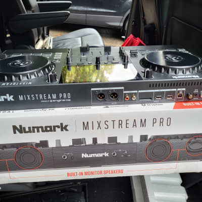Numark Mixstream Pro 2-Channel Standalone Streaming DJ Console 2021 - Present - Black image 2