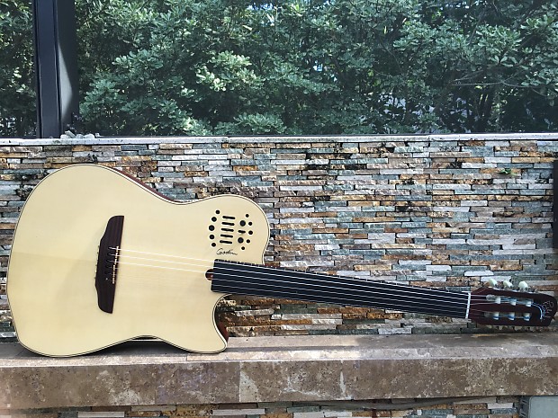 Godin SA Fretless Natural Nylon string Fretless guitar