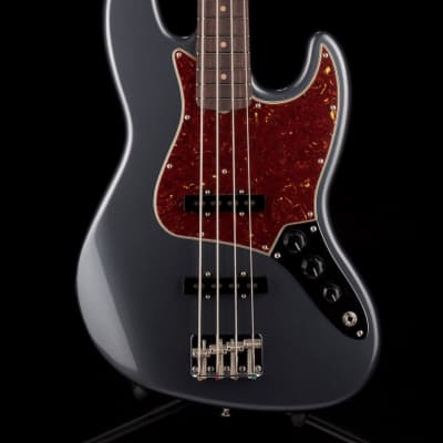 Fender Custom Shop 1964 Jazz Bass Closet Classic Charcoal Frost Metallic With Case image 2