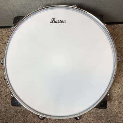 Barton Beech "Model 84" 6.5x14 Snare Drum - Zebrano Finish image 7