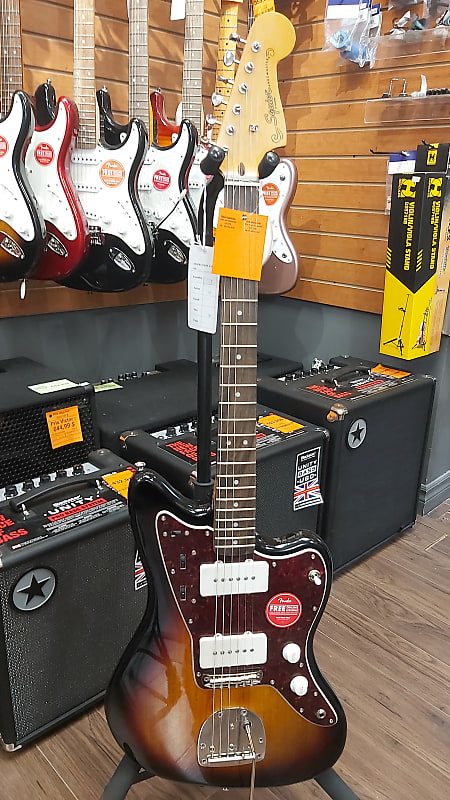 Squier classic deals vibe jazzmaster sunburst