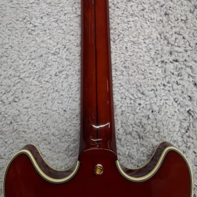 D'Angelico Excel Mini DC Semi-Hollow Body Electric Guitar with Hard Case, Viola image 8