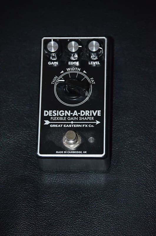 Great Eastern FX co. Design A drive flexible gain guitar bass keyboard saturation dirt overdrive Design A drive 2021 - Black image 1