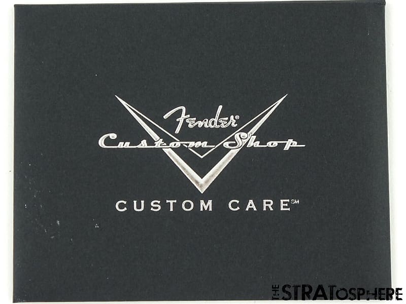Fender Custom Shop Custom Care Booklet MANUALS TAGS Reverb