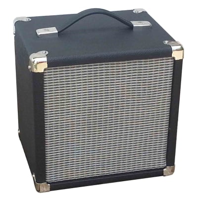 SubZ 1x10 Small Footprint Extension Guitar Cabinet - Black Tolex - Silver Grill Cloth - Convertible image 1
