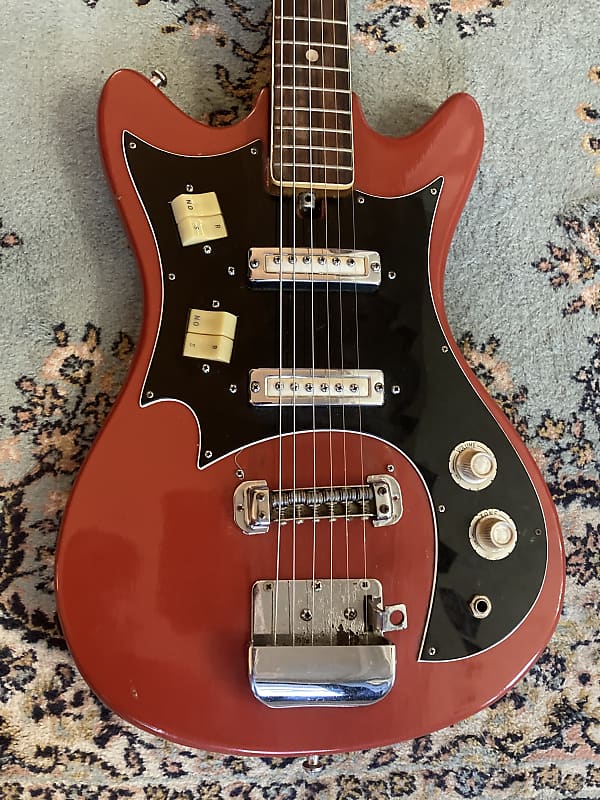 Vintage Kay Truetone K Series 1960's Red Electric Guitar