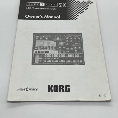 Korg ESX-1 Electribe SX Music Production Sampler Owner's Manual