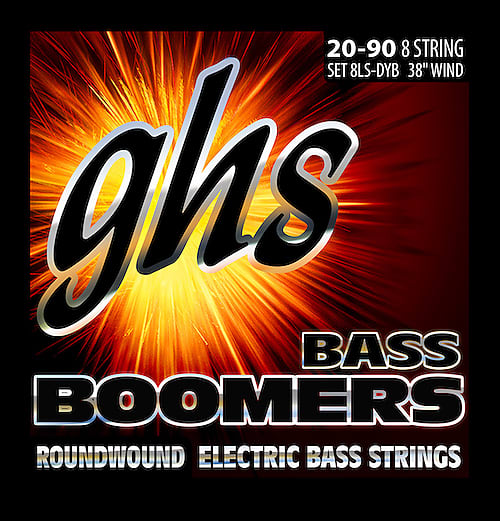 GHS Boomers Bass Guitar Strings; 8-String set 20-90 imagen 1