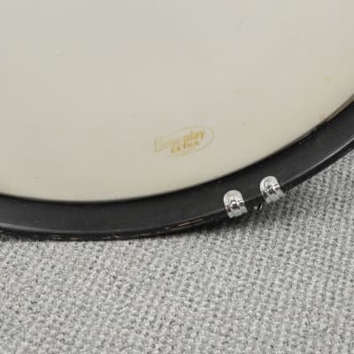 1970s Beverley Black Diamond Pearl Drum Set image 12