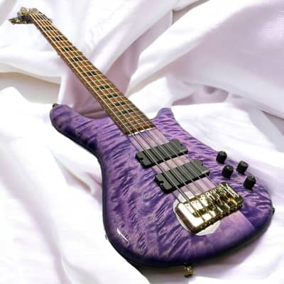 Spector USA NS-5XL, Ultra Violet Gloss w/ Pau Ferro and Haz-Lab Preamp *IN STOCK* image 3
