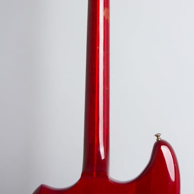 Guild  Jet Star Solid Body Electric Bass Guitar (1966), ser. #SD-179, original grey hard shell case. image 9