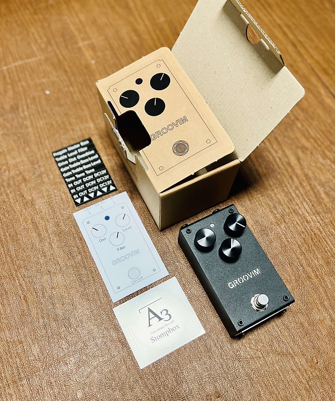 ギター A3 Stompbox GROOVIM Distortion A3 Stompbox Groovim Distortion | Reverb