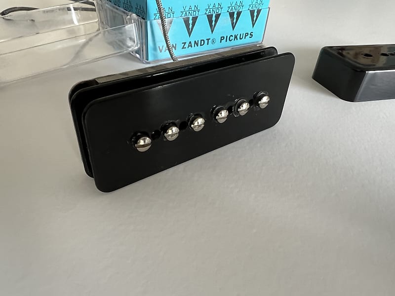 Van Zandt P-90 Pickup Set (Soap Bar Style Pickup) with Black Cover