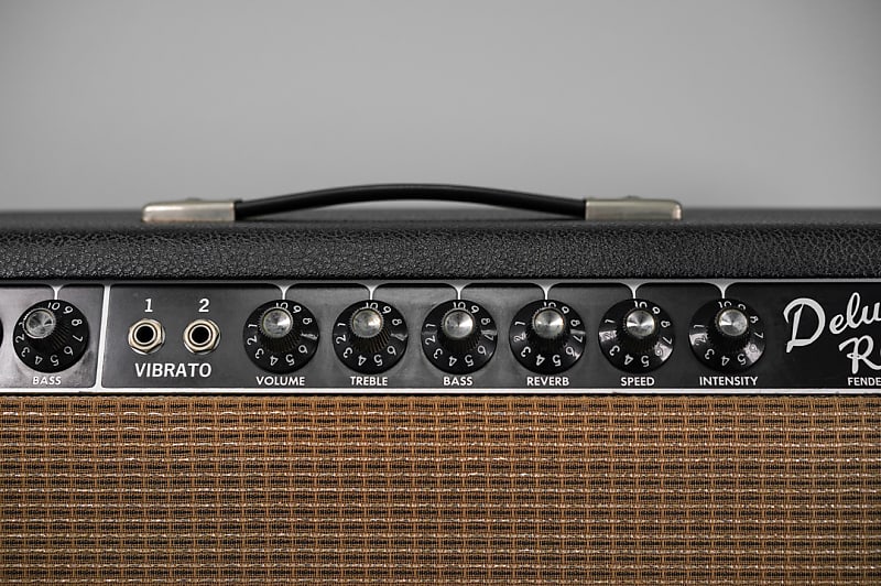 1965 Fender Deluxe Reverb AB763 "FEIC" 1x12" Combo Amp image 9