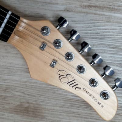 2022 Elite ® Strat Pro Style Guitar "Blue Sunburst" & Hot Z-Mule Pickups® /w Blender Mod image 3