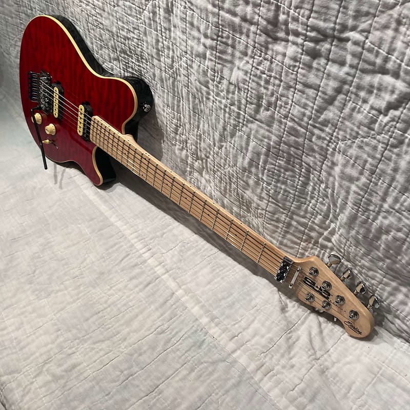 Sterling AX4 SUB Axis in Transparent Red | Reverb