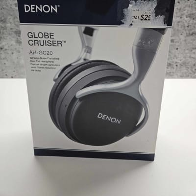 Denon AH-GC20 Wireless Noise Canceling Over-Ear Headphone 2010's - Black & Silver image 1