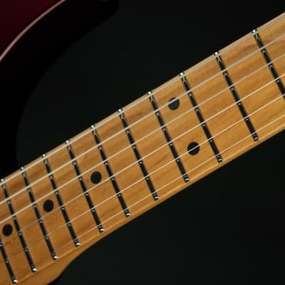 Suhr Eddie's Guitars Exclusive Roasted Modern - Black Cherry Metallic image 9