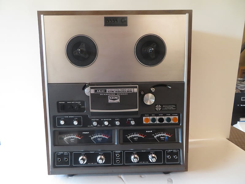 Akai Model GX 280D ss mid 1970&quot;s - black and chrome  			