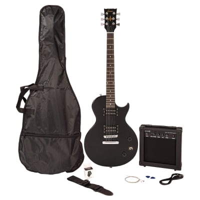 Encore Blaster E90 Electric Guitar Pack ~ Gloss Black image 2