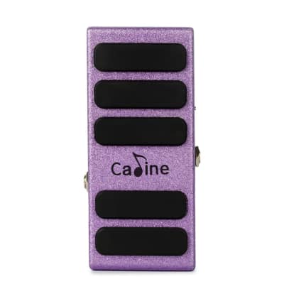 Caline CP-72 Purple Bass Guitar Wah & Volume 2 in 1 Guitar Effects Wah/Vol Pedal image 3