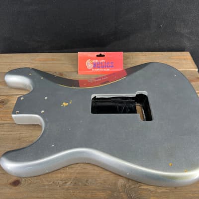 Real Life Relics Strat® Stratocaster® Body Aged Inca Silver #1 image 9