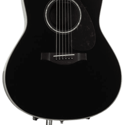 Yamaha LL6 ARE Original Jumbo Acoustic Electric Guitar - Black image 2