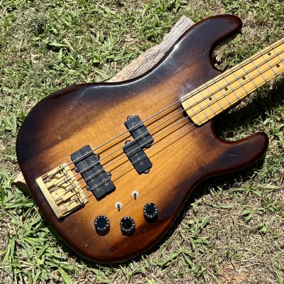 Vintage Kramer Pioneer Bass 1980’s - Fender Headstock Two Tone Burst for sale