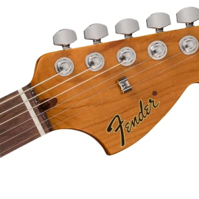 Fender Tom DeLonge Signature Starcaster Electric Guitar, Rosewood Fingerboard, Satin Surf Green image 5