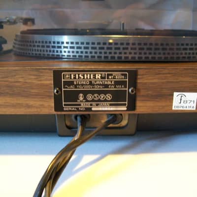 FISHER MT-6225 Turntable image 12